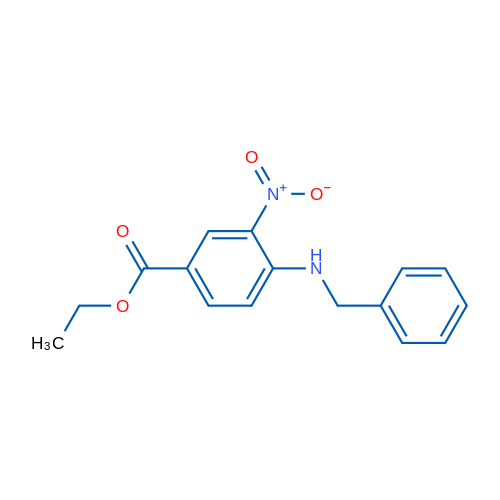 Ethyl 4-(benzylamino)-3-nitrobenzoate 5g