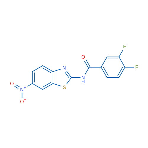 3,4-Difluoro-N-(6-nitrobenzo[d]thiazol-2-yl)benzamide 5g