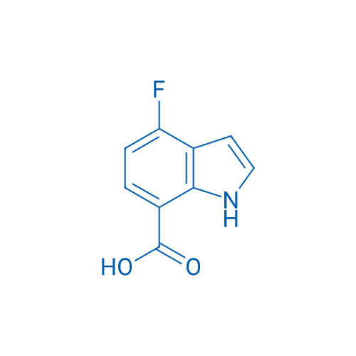 4-Fluoro-1H-indole-7-carboxylic acid 250mg