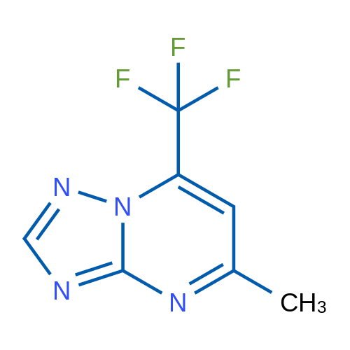 5-Methyl-7-(trifluoromethyl)-[1,2,4]triazolo[1,5-a]pyrimidine 1g