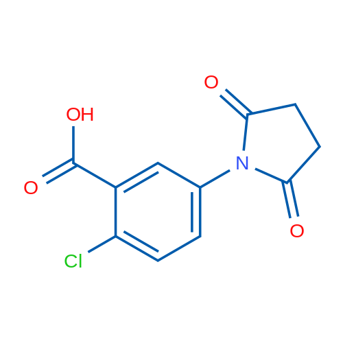 2-Chloro-5-(2,5-dioxopyrrolidin-1-yl)benzoic acid 1g