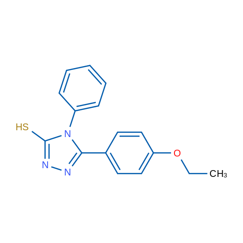 5-(4-Ethoxyphenyl)-4-phenyl-4H-1,2,4-triazole-3-thiol 1g