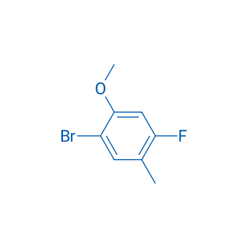 1-Bromo-4-fluoro-2-methoxy-5-methylbenzene 250mg