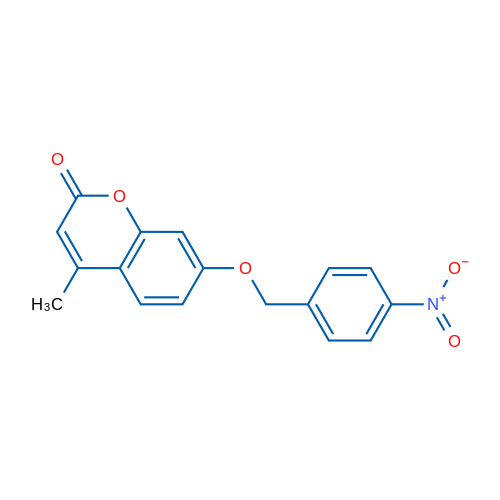 4-Methyl-7-[(4-nitrophenyl)methoxy]-2H-chromen-2-one 1g
