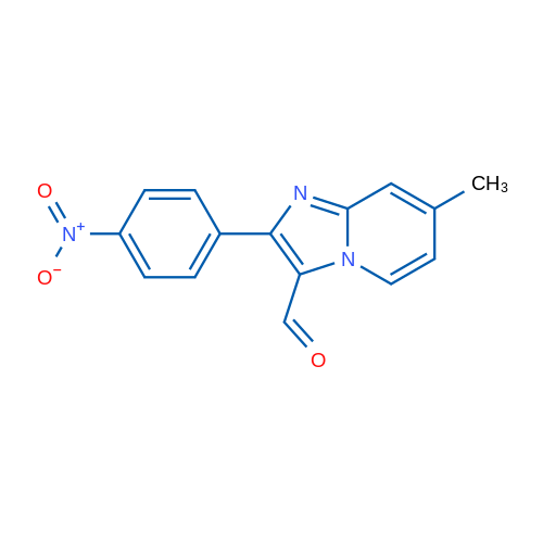 7-Methyl-2-(4-nitrophenyl)imidazo[1,2-a]pyridine-3-carbaldehyde 1g
