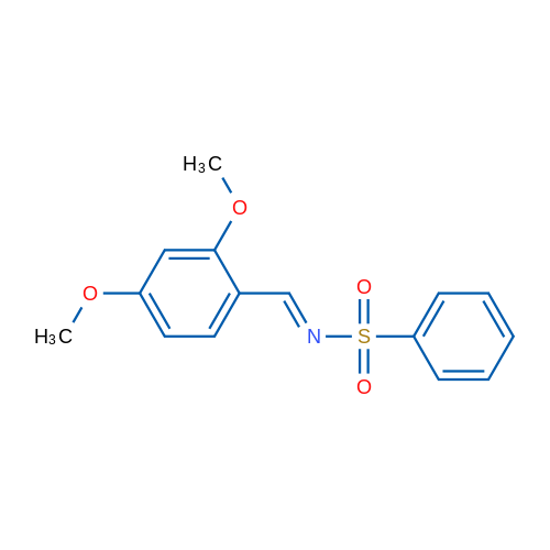 N-(2,4-Dimethoxybenzylidene)benzenesulfonamide 1g