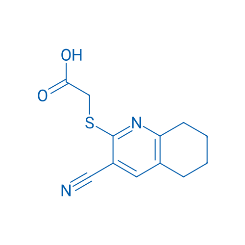 2-((3-Cyano-5,6,7,8-tetrahydroquinolin-2-yl)thio)acetic acid 250mg