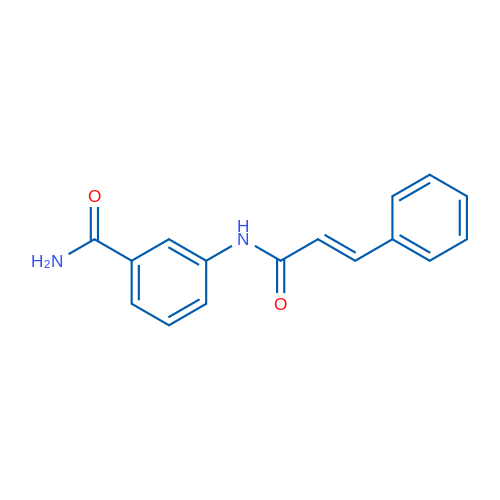 3-[(2E)-3-Phenylprop-2-enamido]benzamide 1g