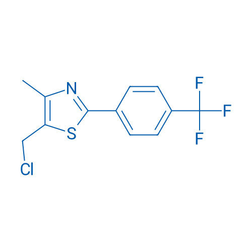 5-(Chloromethyl)-4-methyl-2-(4-(trifluoromethyl)phenyl)thiazole 1g