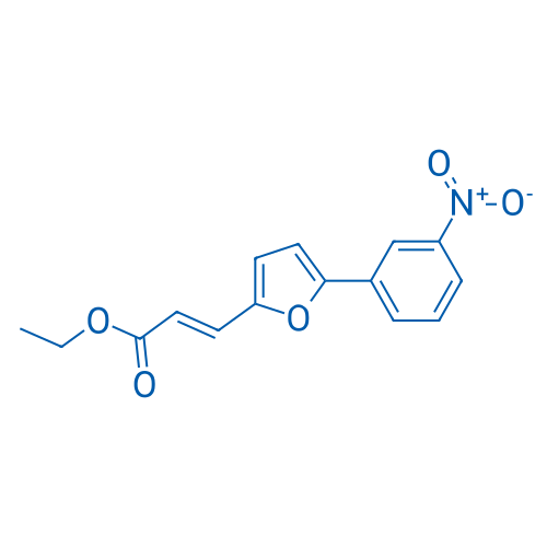 Ethyl 3-(5-(3-nitrophenyl)furan-2-yl)acrylate 1g