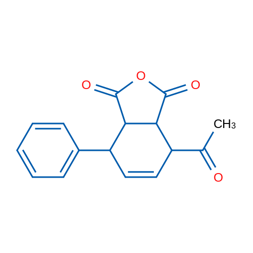 4-Acetyl-7-phenyl-1,3,3a,4,7,7a-hexahydro-2-benzofuran-1,3-dione 1g