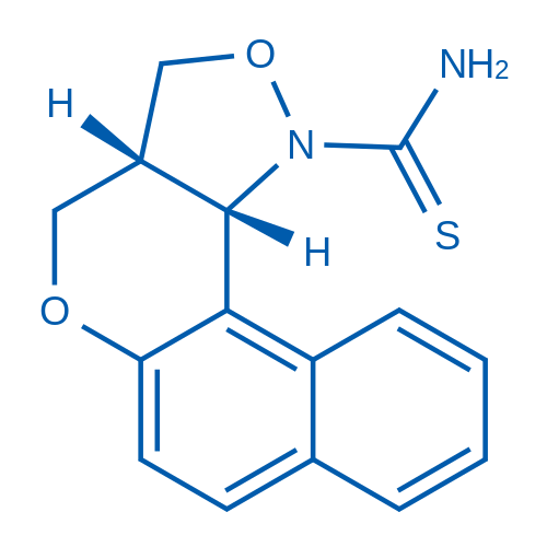 (13S,17R)-11,15-Dioxa-16-azatetracyclo[8.7.0.0^{2,7}.0^{13,17}]heptadeca-1(10),2(7),3,5,8-pentaene-16-carbothioamide 10mg