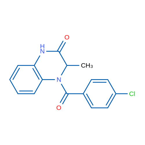4-(4-Chlorobenzoyl)-3-methyl-1,2,3,4-tetrahydroquinoxalin-2-one 1g