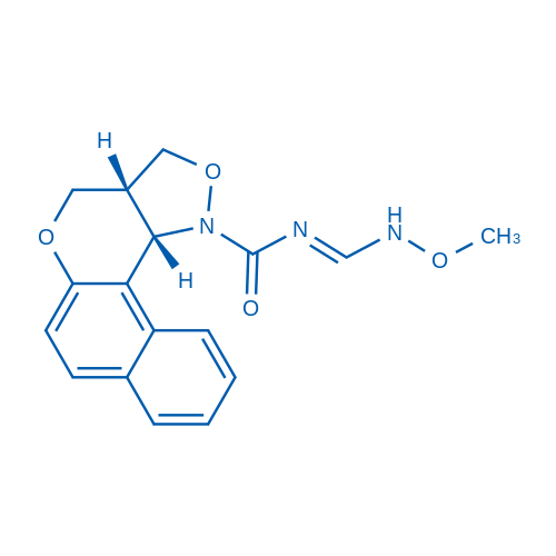 (13S,17R)-N-[(1E)-(Methoxyamino)methylidene]-11,15-dioxa-16-azatetracyclo[8.7.0.0^{2,7}.0^{13,17}]heptadeca-1,3,5,7,9-pentaene-16-carboxamide 50mg
