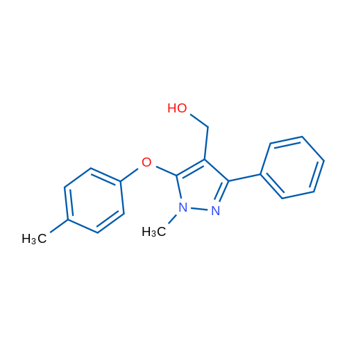 (1-Methyl-3-phenyl-5-(p-tolyloxy)-1H-pyrazol-4-yl)methanol 1g