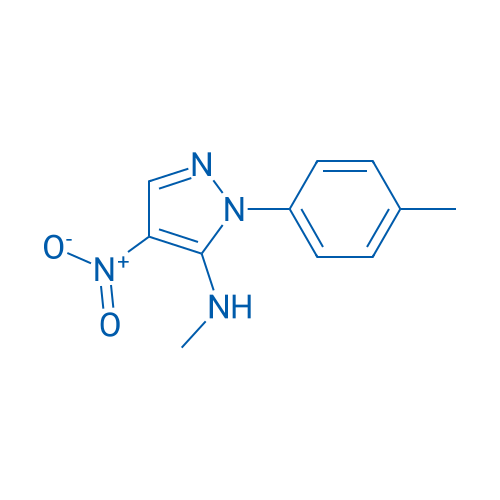 N-Methyl-1-(4-methylphenyl)-4-nitro-1H-pyrazol-5-amine 1g