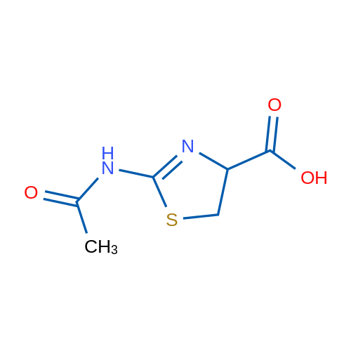 2-Acetamido-4,5-dihydrothiazole-4-carboxylic acid 5g