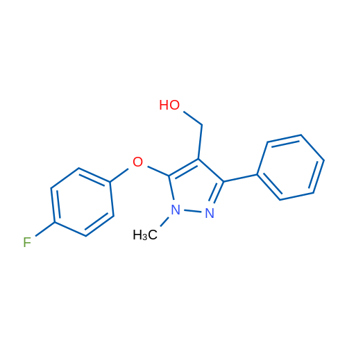 [5-(4-Fluorophenoxy)-1-methyl-3-phenyl-1H-pyrazol-4-yl]methanol 1g