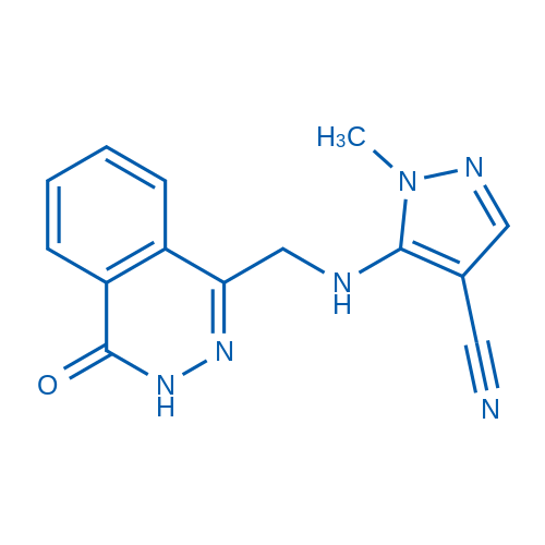 1-Methyl-5-{[(4-oxo-3,4-dihydrophthalazin-1-yl)methyl]amino}-1H-pyrazole-4-carbonitrile 10mg