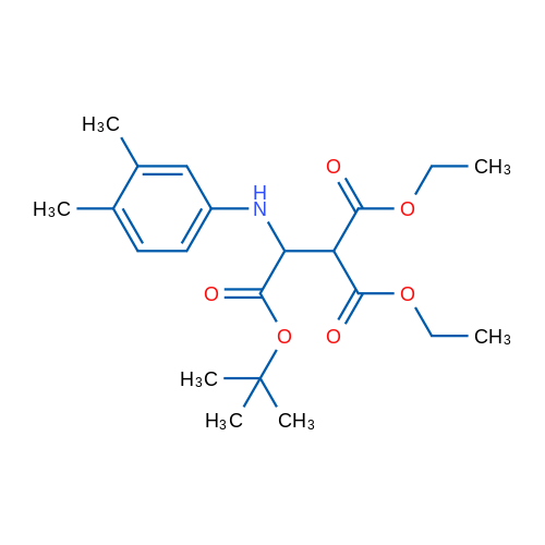 1-tert-Butyl 2,2-diethyl 1-[(3,4-dimethylphenyl)amino]ethane-1,2,2-tricarboxylate 1g