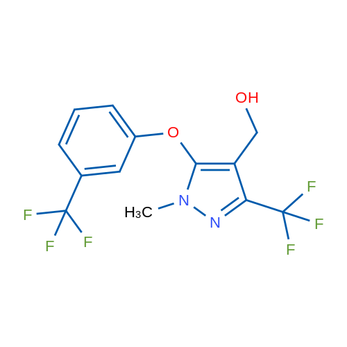 (1-Methyl-3-(trifluoromethyl)-5-(3-(trifluoromethyl)phenoxy)-1H-pyrazol-4-yl)methanol 1g