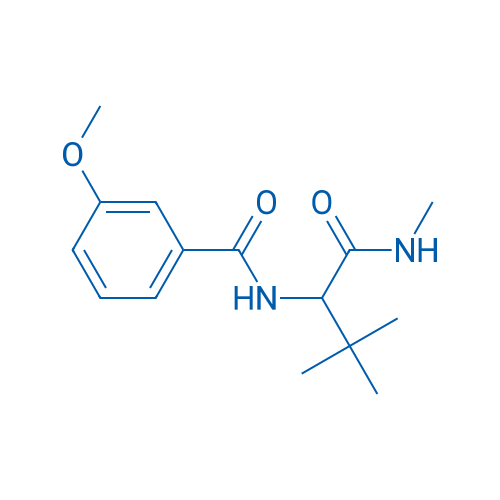 2-[(3-Methoxyphenyl)formamido]-N,3,3-trimethylbutanamide 1g