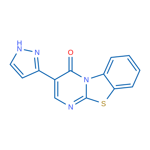 12-(1H-Pyrazol-5-yl)-8-thia-1,10-diazatricyclo[7.4.0.0^{2,7}]trideca-2(7),3,5,9,11-pentaen-13-one 1g