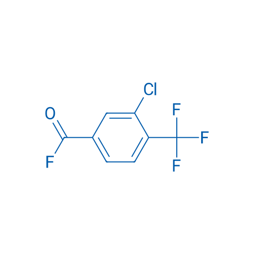 3-Chloro-4-(trifluoromethyl)benzoyl fluoride 1g