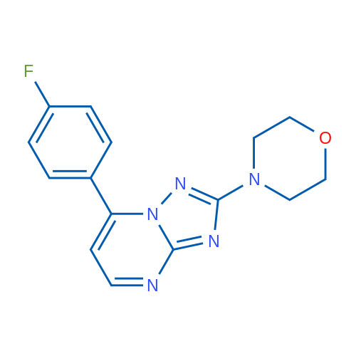 4-[7-(4-Fluorophenyl)-[1,2,4]triazolo[1,5-a]pyrimidin-2-yl]morpholine 1g