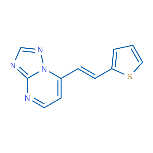 7-[(E)-2-(Thiophen-2-yl)ethenyl]-[1,2,4]triazolo[1,5-a]pyrimidine 1g
