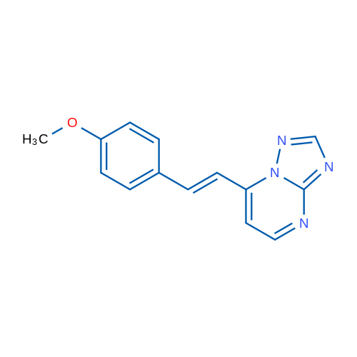 7-[(E)-2-(4-Methoxyphenyl)ethenyl]-[1,2,4]triazolo[1,5-a]pyrimidine 25mg