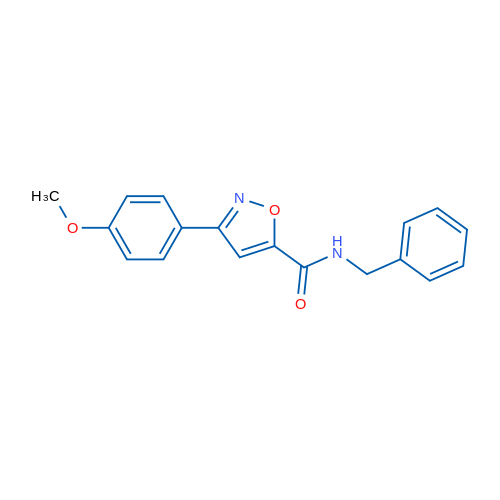 N-Benzyl-3-(4-methoxyphenyl)-1,2-oxazole-5-carboxamide 1g
