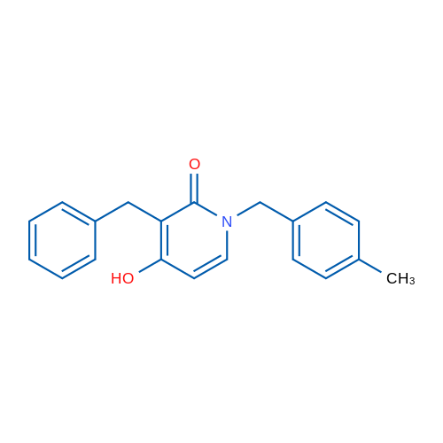 3-Benzyl-4-hydroxy-1-[(4-methylphenyl)methyl]-1,2-dihydropyridin-2-one 1g