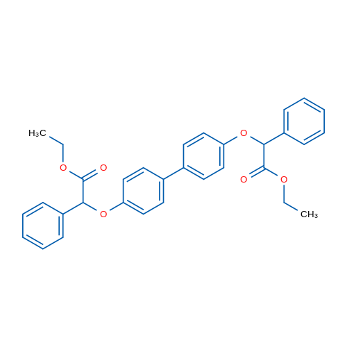 Ethyl 2-{[4'-(2-ethoxy-2-oxo-1-phenylethoxy)-[1,1'-biphenyl]-4-yl]oxy}-2-phenylacetate 1g