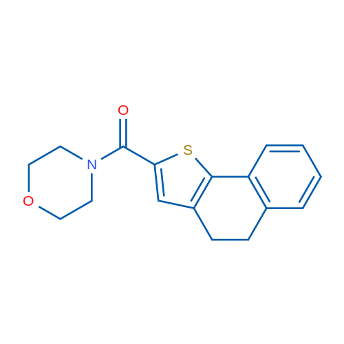 4-{4H,5H-naphtho[1,2-b]thiophene-2-carbonyl}morpholine 1g