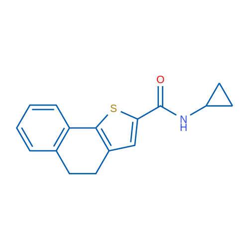 N-Cyclopropyl-4H,5H-naphtho[1,2-b]thiophene-2-carboxamide 1g