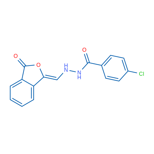 4-Chloro-N'-{[(1Z)-3-oxo-1,3-dihydro-2-benzofuran-1-ylidene]methyl}benzohydrazide 1g