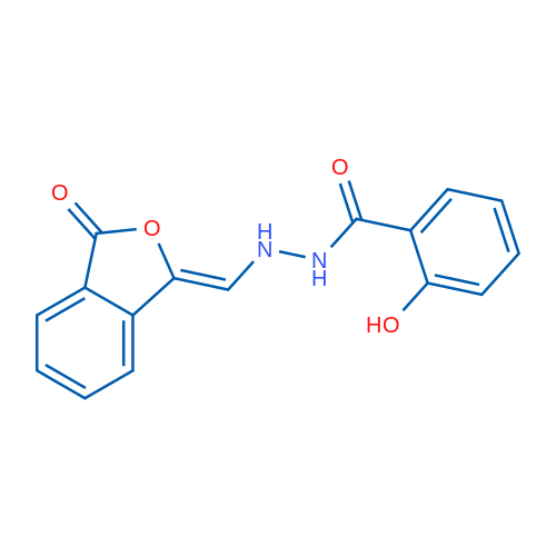 2-Hydroxy-N'-{[(1Z)-3-oxo-1,3-dihydro-2-benzofuran-1-ylidene]methyl}benzohydrazide 1g