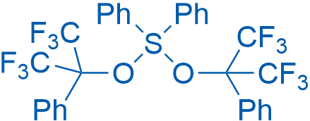 Bis[alpha,alpha-bis(trifluoromethyl)benzenemethanolato]diphenylsulfur 5g
