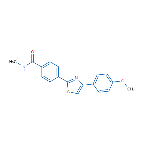 4-[4-(4-Methoxyphenyl)-1,3-thiazol-2-yl]-N-methylbenzamide 1g