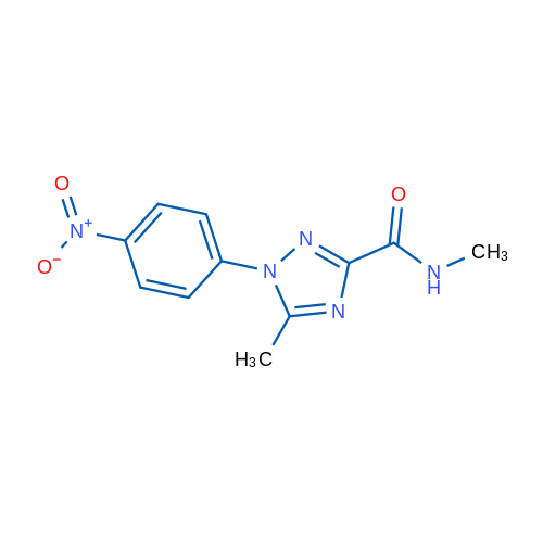 N,5-Dimethyl-1-(4-nitrophenyl)-1H-1,2,4-triazole-3-carboxamide 1g