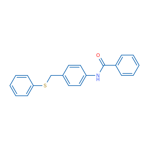 N-{4-[(phenylsulfanyl)methyl]phenyl}benzamide 1g