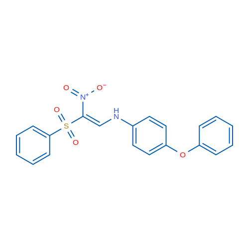 N-[(E)-2-(Benzenesulfonyl)-2-nitroethenyl]-4-phenoxyaniline 1g