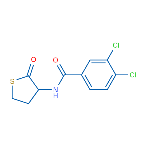 3,4-Dichloro-N-(2-oxothiolan-3-yl)benzamide 1g