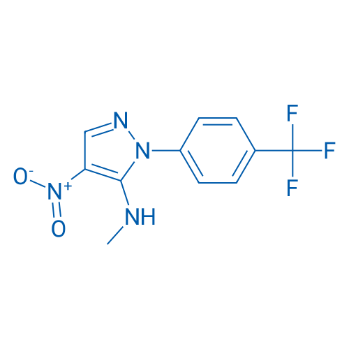 N-Methyl-4-nitro-1-[4-(trifluoromethyl)phenyl]-1H-pyrazol-5-amine 1g