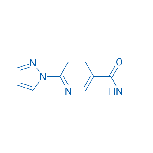 N-Methyl-6-(1H-pyrazol-1-yl)nicotinamide 1g