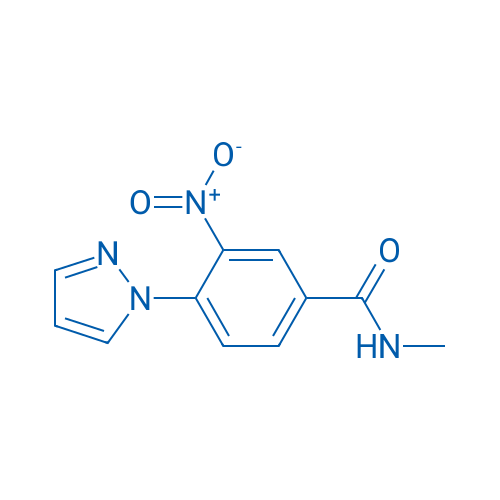 N-Methyl-3-nitro-4-(1H-pyrazol-1-yl)benzamide 1g