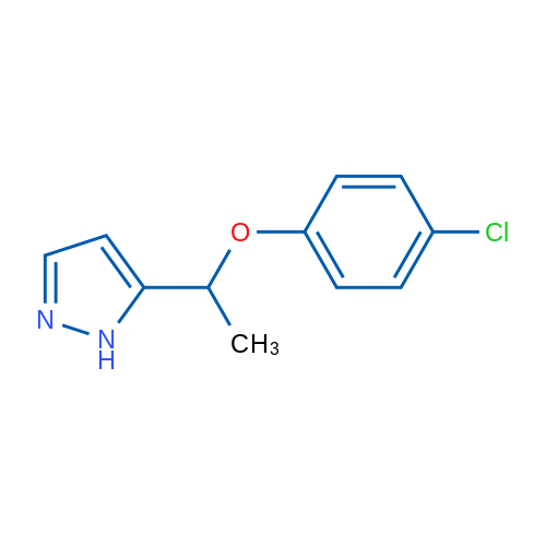 5-[1-(4-Chlorophenoxy)ethyl]-1H-pyrazole 1g