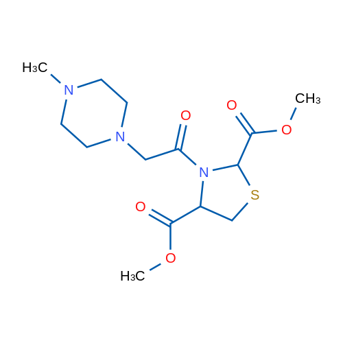 2,4-Dimethyl 3-[2-(4-methylpiperazin-1-yl)acetyl]-1,3-thiazolidine-2,4-dicarboxylate 1g