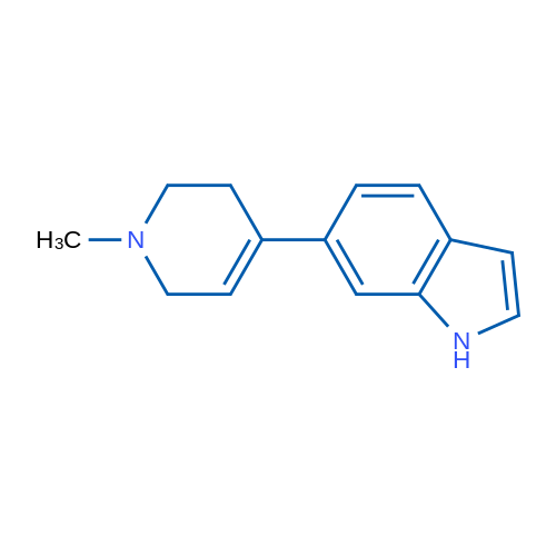 6-(1-Methyl-1,2,3,6-tetrahydropyridin-4-yl)-1H-indole 1g
